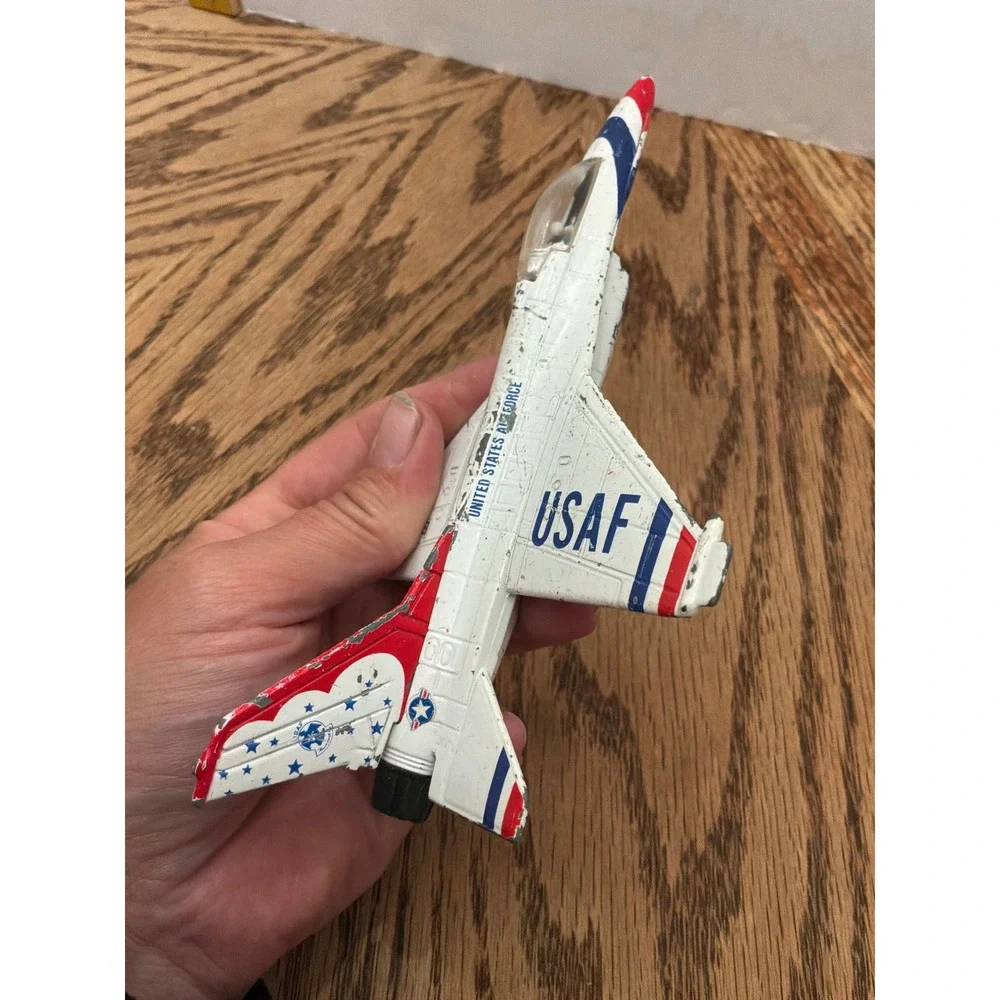 Vintage Kids Ertl F-16 Thunderbirds Jet OS White